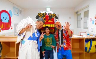獅子舞たちと記念撮影♪