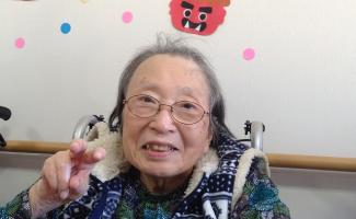 豆まきがんばりました☆