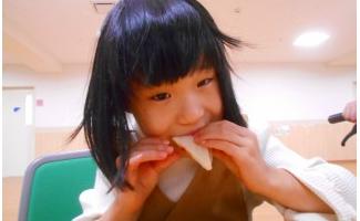 大きなお口でいただきます！