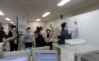 行方不明者捜索の本部　情報収集