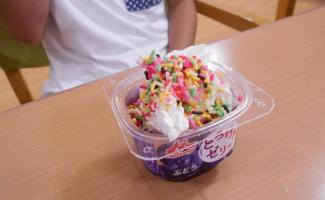 トッピングゼリー、上手にできました！！