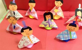 利用者さんの手作り雛!(^^)!