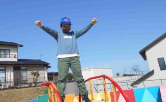てっぺんまでのぼったぞー！