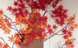 もみじの大木完成(^^)/🍁