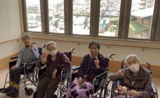 桜の前ではいチーズ!(^^)!