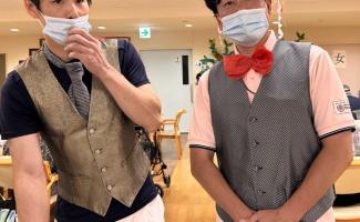 カフェ店員がおもてなし