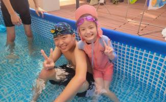 夏のプールの思い出♪
