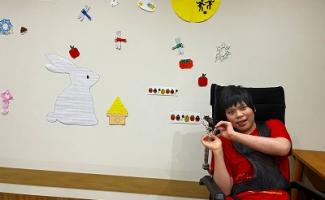 ウサギさんと一緒に😁😁