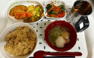 3種のてんぷら定食です😊