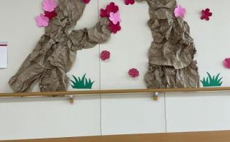 こちらは立体的な桜の木です。