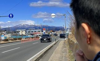 山が見える🤩🤩いい天気🧡